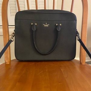 Black Kate Spade Leather Laptop Bag